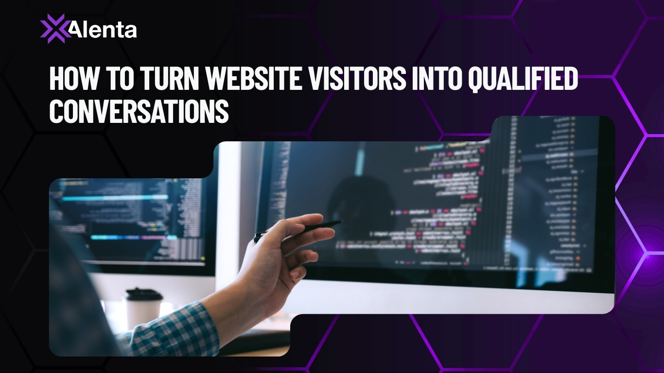 The challenge is that most websites are not designed to start conversations. They present information and hope visitors take the next step on their own.